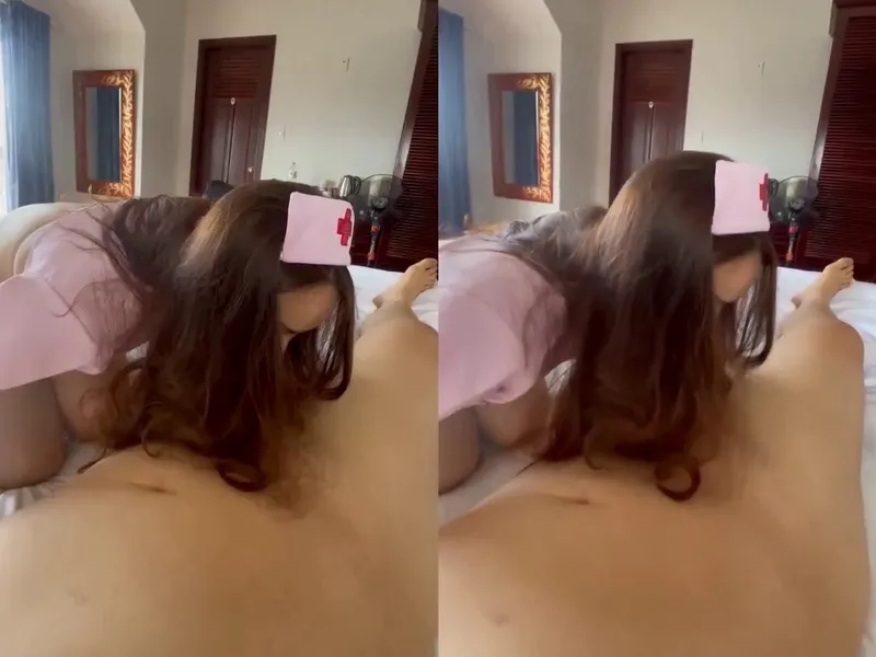 Làm tình em ngành cosplay điều dưỡng trong nhà trọ || p1